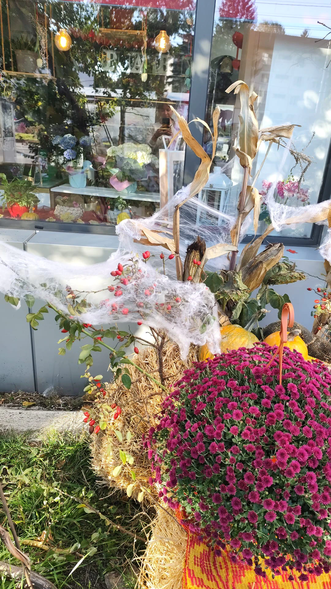 Aranjament floral Halloween